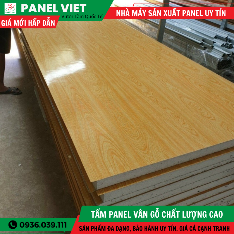 panel vân gỗ