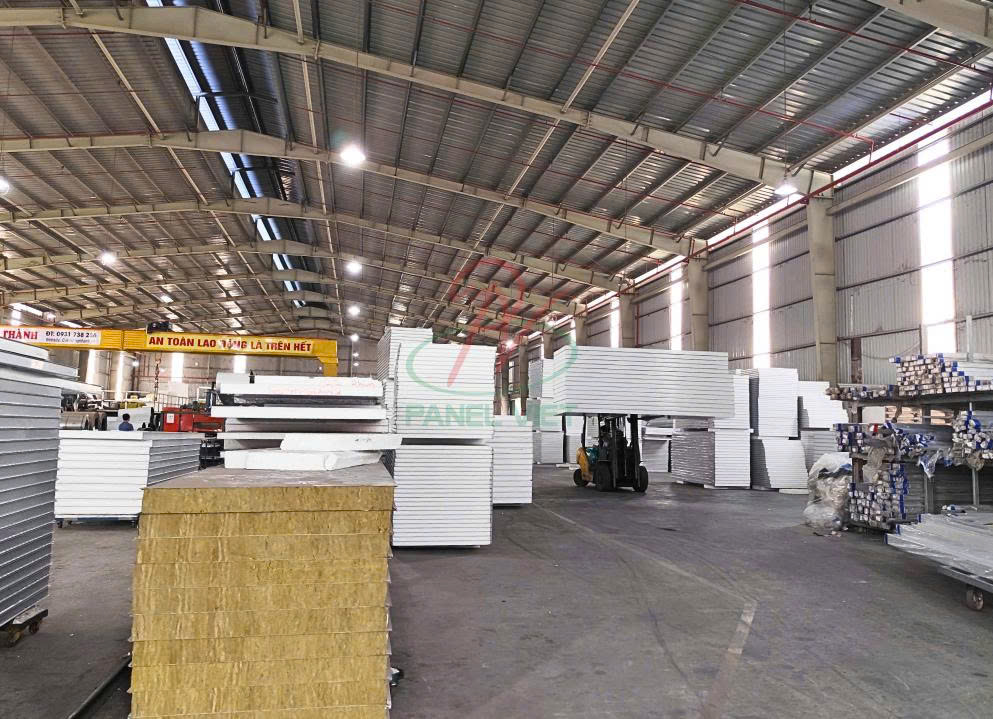 panel bông khoáng làm lò sấy