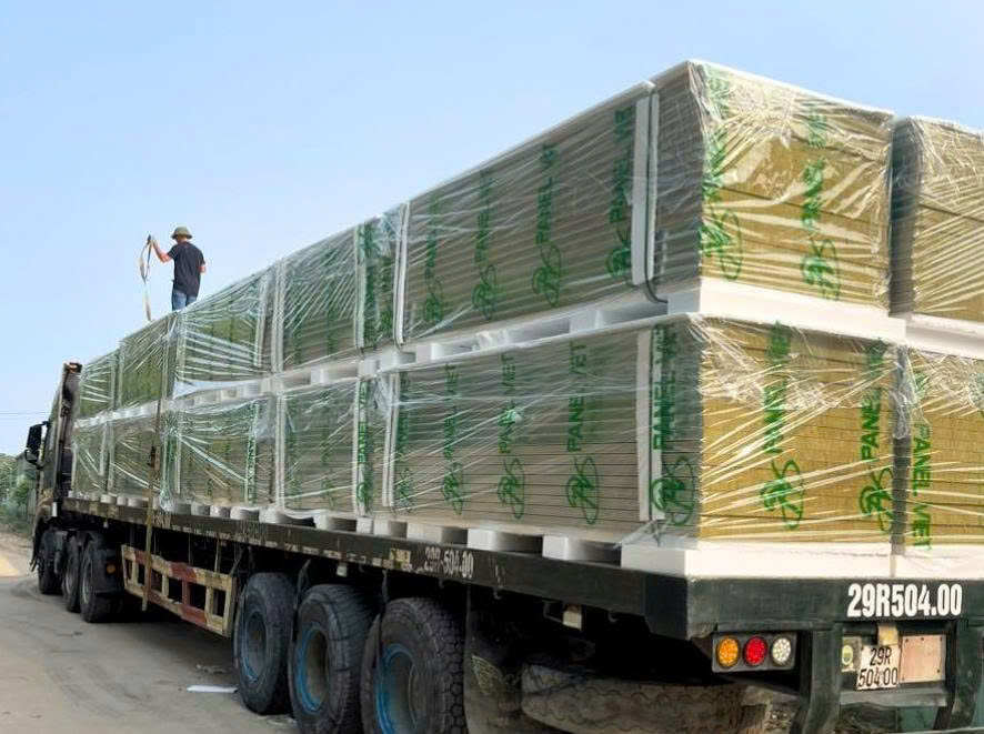giá panel bông khoáng làm lò sấy